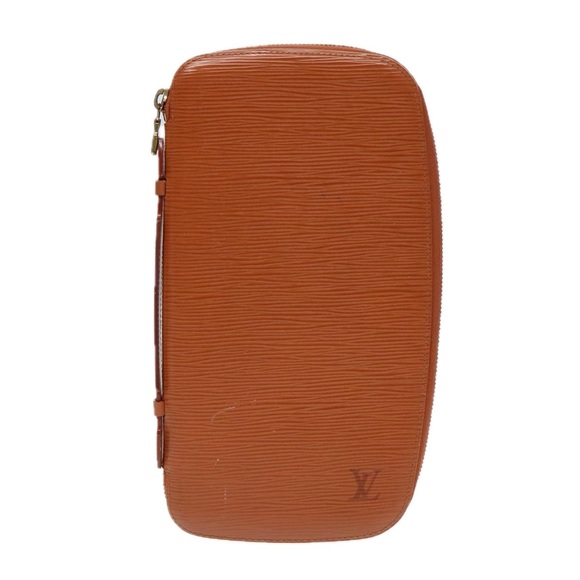 LOUIS VUITTON Epi Organizer Atoll Travel Case Zipangu Gold LV Auth 91027 - Picture 13 of 16